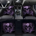 4PCS Universal Car Floor Mats Front & Rear Carpet Mat Waterproof Skidproof