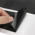 4Pcs 3D Carbon Fiber Pattern Car Door Plate Sill Scuff Cover Anti Scratch Strip Trunk Mat