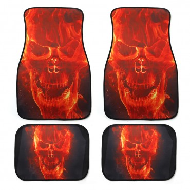 4pcs Car Floor Mats Front&Rear Carpet Mat Waterproof Universal All Weather