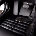 Black Full-Encased Non-slip Car Floor Mat Liner Waterproof Mat For Honda Accord 2013-2016