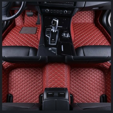 LHD Waterproof Front & Rear Car Carpet Floor Mat Pad For BMW X5 F15