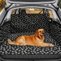 Oxford Cat Claws Pattern Car Pet Trunk Mat Waterproof Anti-dirty Cargo Seat Cover