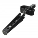 1inch 1-1/4inch Universal Motorcycle Black Clamp On Foot Pegs For Haley/Honda