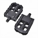 Black 9/16inch 14mm Bicycle Pedals Aluminum Plastic Reflective Road Mountain Bike