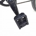 Black 9/16inch 14mm Bicycle Pedals Aluminum Plastic Reflective Road Mountain Bike