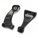 Black Pedals Bar Linkage Levers For Harley -Davidson 2014-2017 Complete Kit