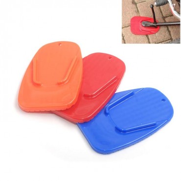 Motorcycle Parking Kickstand Plate Base Support Pad Universal 4 Colors