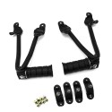 Motorcycle Rear Passenger Foot Pegs Foot Pedal Mounts For Kawasaki Vulcan650 VN650