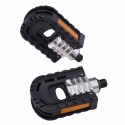 Pair Aluminum Alloy Bicycle Foldable Pedals 9/16inch 14mm For Road Mountain Bike