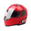 BM2-S DOT 500M bluetooth Intercom Motorcycle Helmet Smart Music 3 Rider Interphon With FM Radio