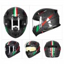 GXT 12K Carbon Fiber Double Lens Snake Pattern Moto Motorcycle Full Face Helmet Antifogging Ventilation Men And Women Four Seasons DOT Certification 602