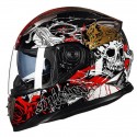 GXT 160 Flip Up Motorcycle Full Face Helmet Double Lens Casco Racing Capacete