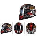 GXT 160 Flip Up Motorcycle Full Face Helmet Double Lens Casco Racing Capacete