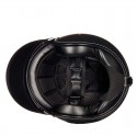 GXT A303 DOT Motorcycle 3/4 Face Carbon fiber Helmet Motorbike Scooter Crash Visor