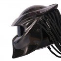 Hunter Carbon Fiber Motorcycle Full Face Helmet Iron Warrior Helmet Light DOT Safety Certification High Quality