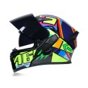 ABS Crashworthiness Protection Full Face Double Lens Men And Women Motorcycle Scooter Helmet