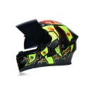 ABS Crashworthiness Protection Full Face Double Lens Men And Women Motorcycle Scooter Helmet