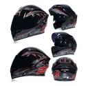 ABS Crashworthiness Protection Full Face Double Lens Men And Women Motorcycle Scooter Helmet