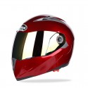 JK105 Motorcycle Helmet Flip Up Unveiled Headpiece With Double Plating Lens Electric Bike Men Anti-Fog All Seasons Helmets