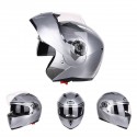 Motorcycle Full Face Flip Up Helmet Dual Lens Anti-fog