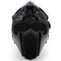 Multifunctional Motorcycle Motocross Anti-shock Tactical Military Adjustable Helmet+Fan+Mask+Goggles