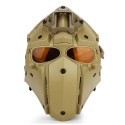 Multifunctional Motorcycle Motocross Anti-shock Tactical Military Adjustable Helmet+Fan+Mask+Goggles