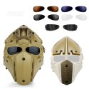 Multifunctional Motorcycle Motocross Anti-shock Tactical Military Adjustable Helmet+Fan+Mask+Goggles