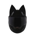 Motorcycle Full Face Helmet Women Cat Ear Women Personality 5 Colors