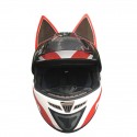 Motorcycle Full Face Helmet Women Cat Ear Women Personality 5 Colors