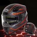 24K Carbon Fiber Fluorescent Motorcycle Helmet Full Face Moto Casco Motor bike Racing Casque Cycling Capacete X7