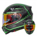 24K Carbon Fiber Fluorescent Len Motorcycle Helmet Full Face Moto Casco Motor bike Racing Casque Cycling Capacete X7