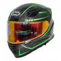 24K Carbon Fiber Fluorescent Len Motorcycle Helmet Full Face Moto Casco Motor bike Racing Casque Cycling Capacete X7