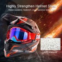 ECE Motocross Full Face Protective Safety Adult Motorcycle Off-road Helmet Flip Up Sun Shield Cover SM633