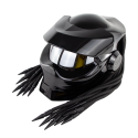 Hunter Black Flip Up Custom Laser Light Antifogging Lens Full Face Helmets Cool Casco Moto Motorcycle Helmet