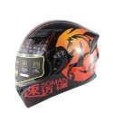 Motorcycle Full Face Helmet Cycling Double Lens Chinese Style Breathable