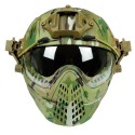 CS Army Tactical Helmet With Mask Motorcycle Hunting Riding Outdoor