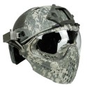 CS Army Tactical Helmet With Mask Motorcycle Hunting Riding Outdoor