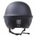 Zombies Racing DOT Rogue Half Helmet Motorcycle Retro Locomotive Detachable Mask Matte Black