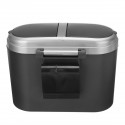 Mini Car Garbage Cans Waste Bin Desktop Basket Table Home Office Trash Can With Lid