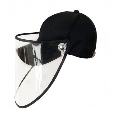 2 in 1 Baseball Cap Protective Mask Cover Outdoor Anti-spitting Splash-Proof Hat