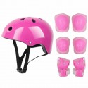 7PCS Set Boys Girls Kids Safety Skating Bike Helmet Knee Elbow Protective Gear
