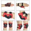 7PCS/Set Kids Boy Girl Safety Helmet Knee Elbow Pads For Cycling Skate Bike Riding