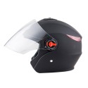Universal 56-62cm Motorcycle All Season Half Helmet Anti-fog Visor Rainproof Breathable