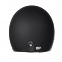 Black/White ABS Motorcycle Vintage Helmet Open Face