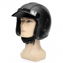 DOT 3/4 Face Motorcycle Motorbike Helmet Scooter Riding Protection Visor M L XL