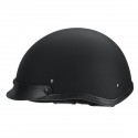 DOT CE Motorcycle Half Face Helmet Chopper Cruiser Scooter ABS Shell M-XXL Black