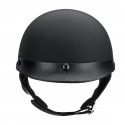 DOT CE Motorcycle Half Face Helmet Chopper Cruiser Scooter ABS Shell M-XXL Black