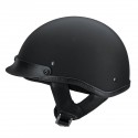 DOT CE Motorcycle Half Face Helmet Chopper Cruiser Scooter ABS Shell M-XXL Black