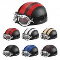 Full Face Motorcycle Helmet With Sunglasses Sun shield Scarf Colorful Motorbike