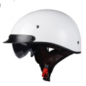 ABS Electric Bicycle Half Face Motorcycle Helmet Retro Electric Motorcar